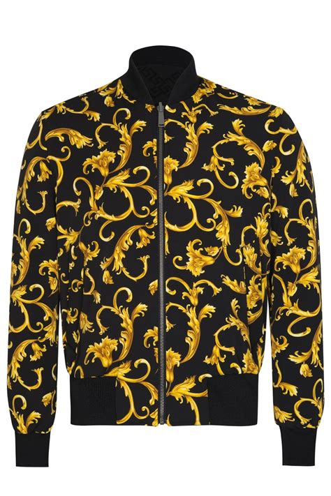 Versace mens suede bomber jacket